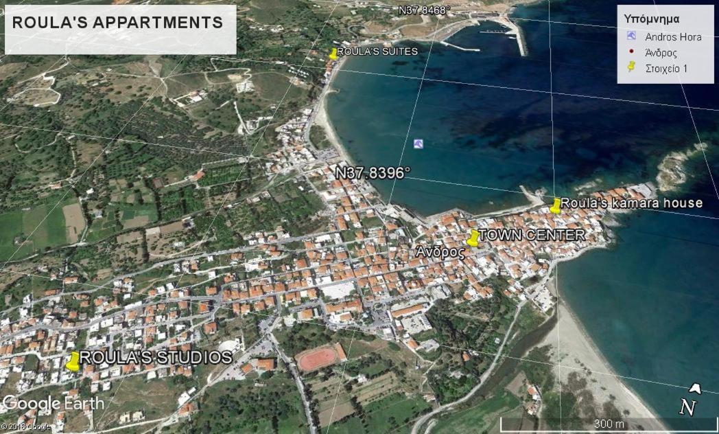 Roula'S Suites Ándros Dış mekan fotoğraf